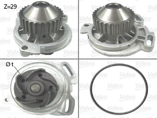 VALEO 506132 Water Pump, engine cooling