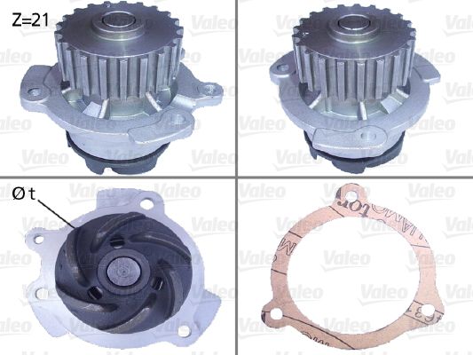 VALEO 506151 Water Pump, engine cooling