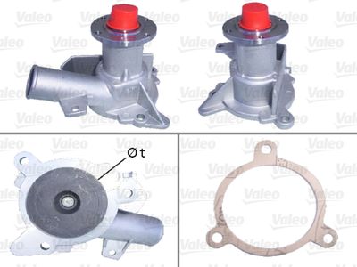Water Pump, engine cooling VALEO 506169