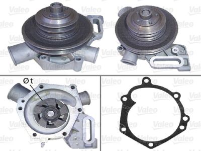 Water Pump, engine cooling VALEO 506178