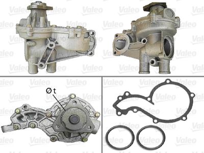 Water Pump, engine cooling VALEO 506227