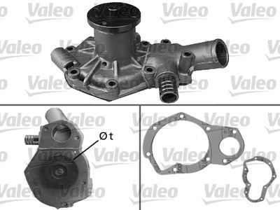 Water Pump, engine cooling VALEO 506259