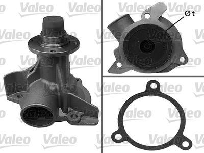 Water Pump, engine cooling VALEO 506266