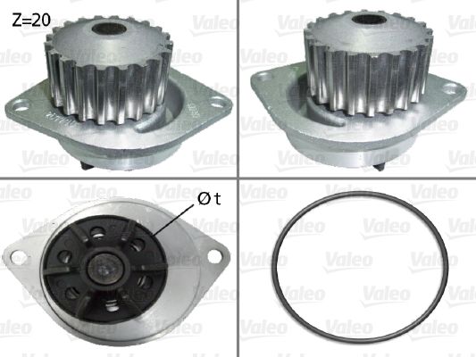 VALEO 506290 Water Pump, engine cooling