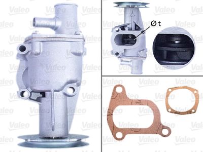 Water Pump, engine cooling VALEO 506294