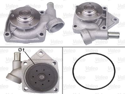 Water Pump, engine cooling VALEO 506297