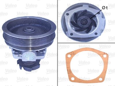 Water Pump, engine cooling VALEO 506299