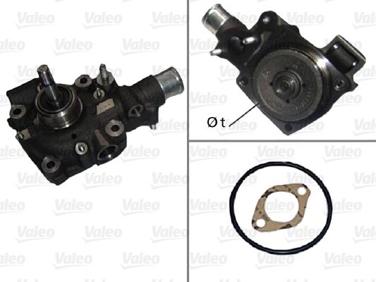 VALEO 506304 Water Pump, engine cooling