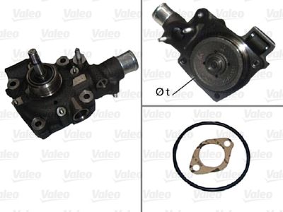 Water Pump, engine cooling VALEO 506304
