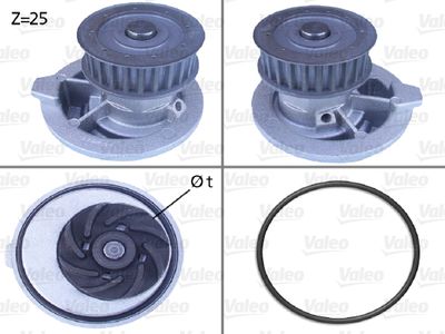 Water Pump, engine cooling VALEO 506310