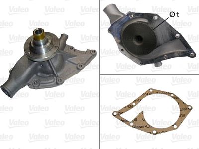Water Pump, engine cooling VALEO 506323