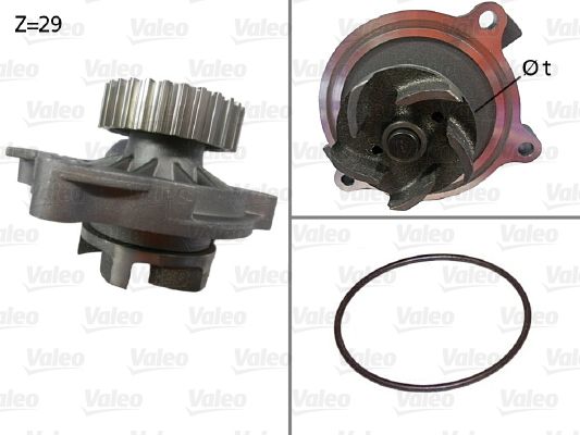 VALEO 506336 Water Pump, engine cooling