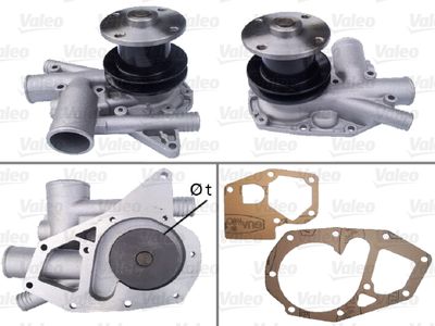 Water Pump, engine cooling VALEO 506341