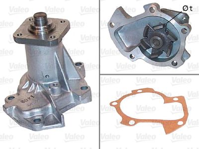 Water Pump, engine cooling VALEO 506390