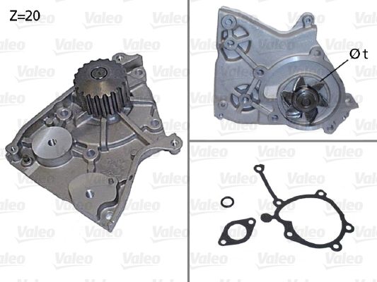 VALEO 506400 Water Pump, engine cooling
