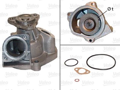 Water Pump, engine cooling VALEO 506434