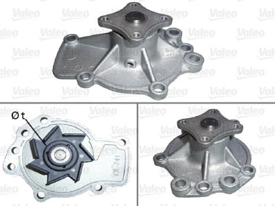 Water Pump, engine cooling VALEO 506437