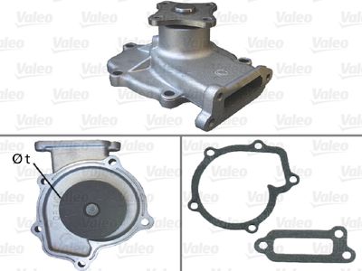 Water Pump, engine cooling VALEO 506438