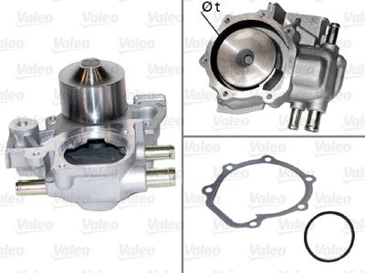 Water Pump, engine cooling VALEO 506439