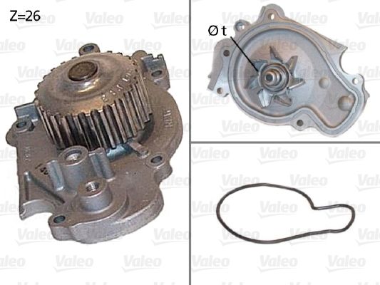 VALEO 506443 Water Pump, engine cooling
