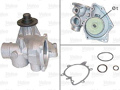 Water Pump, engine cooling VALEO 506445