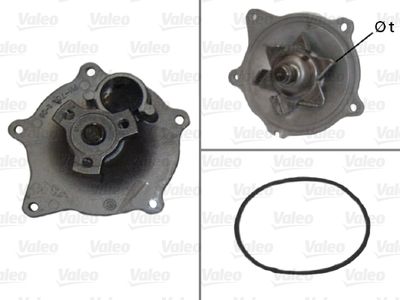 Water Pump, engine cooling VALEO 506454