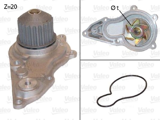 VALEO 506478 Water Pump, engine cooling