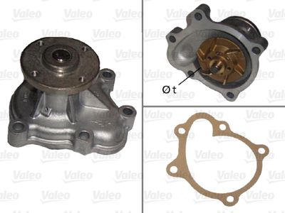 Water Pump, engine cooling VALEO 506482