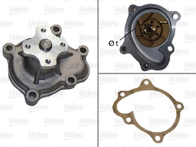 Water Pump, engine cooling VALEO 506483