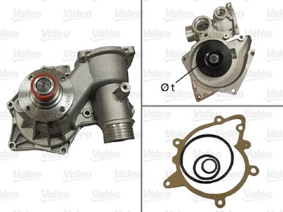 Water Pump, engine cooling VALEO 506521