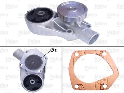 Water Pump, engine cooling VALEO 506522