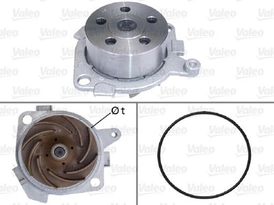 Water Pump, engine cooling VALEO 506525