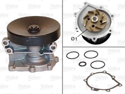 Water Pump, engine cooling VALEO 506526
