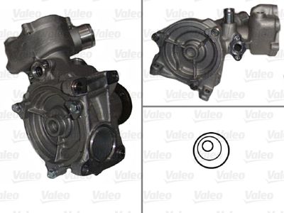 Water Pump, engine cooling VALEO 506547