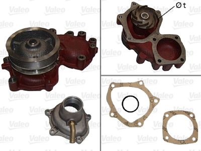 Water Pump, engine cooling VALEO 506560