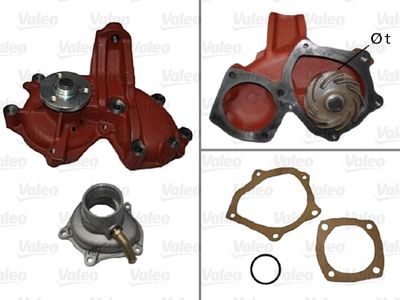 Water Pump, engine cooling VALEO 506562