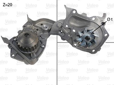 Water Pump, engine cooling VALEO 506564
