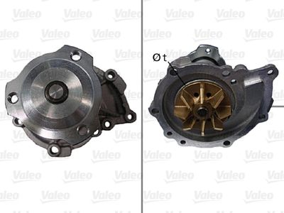Water Pump, engine cooling VALEO 506579