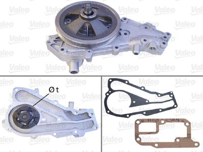 Water Pump, engine cooling VALEO 506599