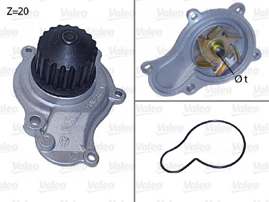 VALEO 506605 Water Pump, engine cooling