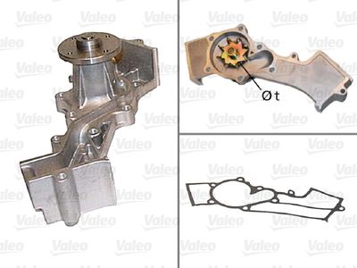 Water Pump, engine cooling VALEO 506606