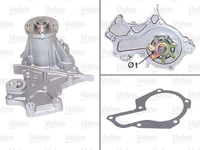 Water Pump, engine cooling VALEO 506614