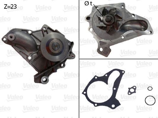 VALEO 506624 Water Pump, engine cooling
