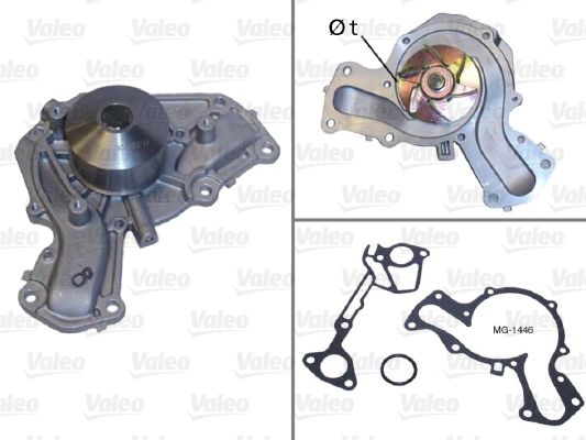 VALEO 506633 Water Pump, engine cooling