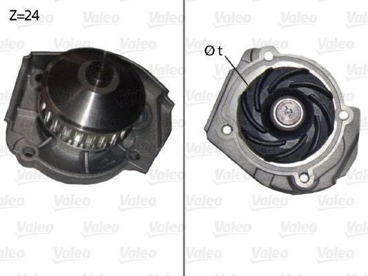 VALEO 506640 Water Pump, engine cooling