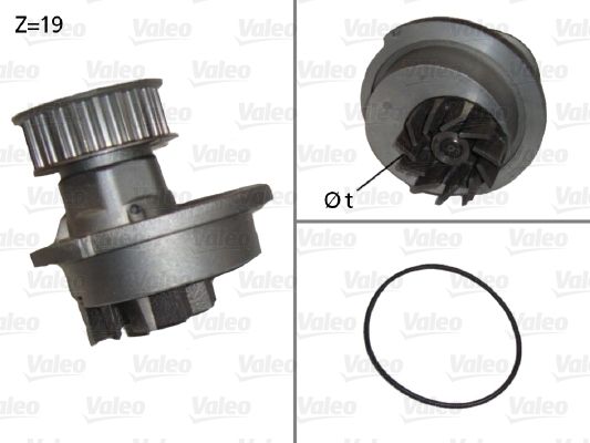 VALEO 506647 Water Pump, engine cooling