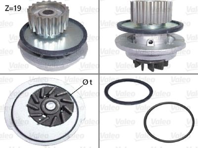 Water Pump, engine cooling VALEO 506648