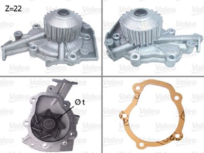 Water Pump, engine cooling VALEO 506659