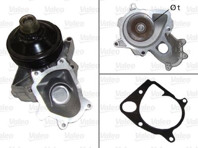Water Pump, engine cooling VALEO 506663