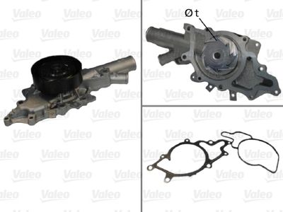 Water Pump, engine cooling VALEO 506675